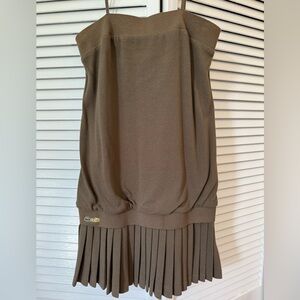 Lacoste x Malandrino tennis dress, dark olive, size M